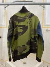 Load image into Gallery viewer, 2000s Griffin Asymmetrical Zippered Knit Jacket - Size S
