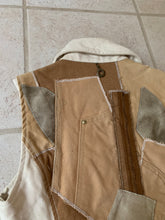 Load image into Gallery viewer, 1990s Ron Orb Cotton Canvas Patchwork Vest - Size S