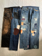 Load image into Gallery viewer, 2000s Yohji Yamamoto x Spotted Horse Leather Patchworked Denim - Size M
