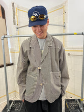 Load image into Gallery viewer, 1980s Marithe Francois Girbaud x Closed Multi-Stripe Lapel Jacket - Size M