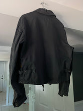 Load image into Gallery viewer, 1990s Armani Faded Grey Cotton Biker Jacket - Size M