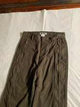 Load image into Gallery viewer, ss2001 Issey Miyake Dark Khaki Front Zipper Trousers - Size S