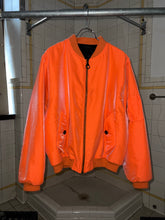 Load image into Gallery viewer, 1990s Armani Oversized Metallic Orange Bomber - Size XL
