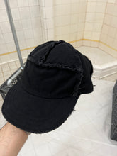 Load image into Gallery viewer, 2003 CDGH+ Raw Layered Paneled Cap Black / Black - Size OS