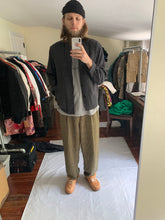 Load image into Gallery viewer, ss1983 Issey Miyake Charcoal Grey Textured Cotton Suit Set - Size L