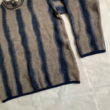 Load image into Gallery viewer, ss1991 Issey Miyake Intarsia Striped Sweater - Size M