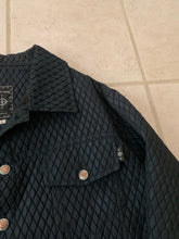 Load image into Gallery viewer, 1990s Dexter Wong Textured Synthetic Cropped Trucker Jacket - Size L