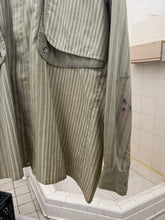 Load image into Gallery viewer, 1980s Marithe Francois Girbaud Multi Stripe Layered Pocket Shirt - Size L