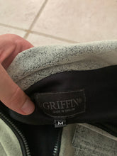 Load image into Gallery viewer, 1990s Griffin Snow Grey Micro-Fleece Jacket with Articulate Sleeves - Size L