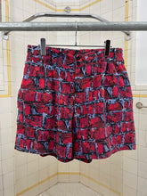 Load image into Gallery viewer, 1990s Katharine Hamnett Red Hawaiian Print Shorts - Size M