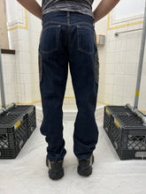 Load image into Gallery viewer, 2001 CDG Homme Homme Leather Reinforced Denim Jeans - Size L