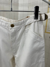 Load image into Gallery viewer, 1980s Armani White Twill Flight Pants - Size XS