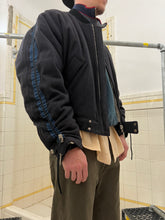 Load image into Gallery viewer, aw1993 Armani Padded Bomber with Arm Cinch and Back Graphic Detailing - Size XL