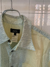 Load image into Gallery viewer, 2000s Vintage APC Snakeskin Pattern Cotton Shirt - Size S
