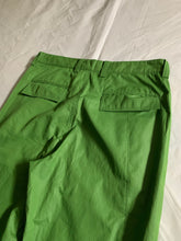 Load image into Gallery viewer, ss2007 Issey Miyake Slime Green Coated Nylon Tactical Pants - Size L