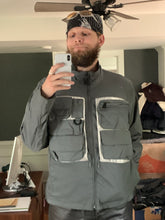 Load image into Gallery viewer, 2001 Vintage Burton Snowboarding x Acronym x Hiroshi Fujiwara Gunmetal Analog Q Cargo Jacket - Size XL