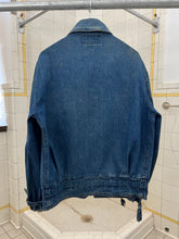Load image into Gallery viewer, 1980s Marithe Francois Girbaud x Complemets Denim Cargo Jacket with Front Buckle Closures - Size M