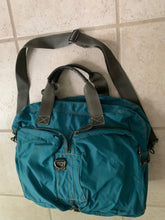 Load image into Gallery viewer, 2000s Issey Miyake Teal Nylon Transformable Bag - Size OS