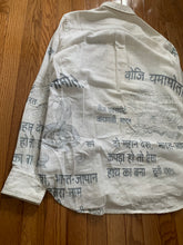 Load image into Gallery viewer, aw2004 Yohji Yamamoto Hindu Graphic Linen Shirt - Size L