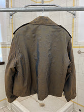 Load image into Gallery viewer, 1980s Armani Iridescent Paisley Cropped Double-Breasted Jacket - Size S