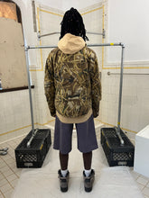 Load image into Gallery viewer, 2000s Griffin Wetlands Camo Combat Jacket with Back Pouch Pocket - Size L