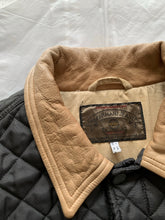 Load image into Gallery viewer, 1990s Armani Heavy Textured Quilted Nylon Trucker Jacket - Size XL