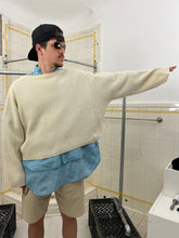 Load image into Gallery viewer, 1980s Marithe Francois Girbaud Cropped Oversized Wide Neck Sweater - Size L