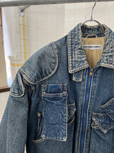 Load image into Gallery viewer, aw1986 Katharine Hamnett Denim Cargo Bomber - Size OS