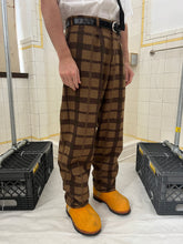 Load image into Gallery viewer, 1980s Armani Earth Toned Plaid Trousers - Size M