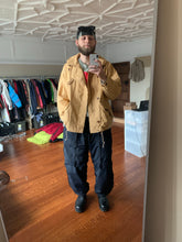 Load image into Gallery viewer, 1980s Emporio Armani Coated Cotton Wide Jacket with Packable hood and 3D front pockets - Size XL