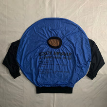 Load image into Gallery viewer, aw1987 Issey Miyake Blue Nylon Circle Pattern Staff Crewneck - Size OS