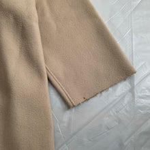Load image into Gallery viewer, aw1995 Yohji Yamamoto Beige Raw Cut Wool Overcoat - Size OS