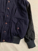 Load image into Gallery viewer, 1980s Issey Miyake Switch Sleeve Linen Bomber Jacket with Removable Lining - Size XL