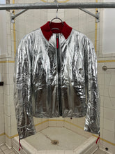 Load image into Gallery viewer, aw1996 Issey Miyake Sample Metallic Astro Moto Jacket - Size L