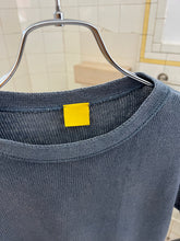 Load image into Gallery viewer, 2000s Mandarina Duck Blue Knit Tee with Jersey Sleeves - Size M