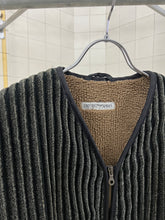 Load image into Gallery viewer, 1980s Armani Thick Corduroy Cardigan Jacket with Fleece Lining - Size L