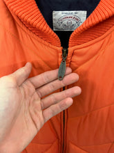 Load image into Gallery viewer, 1990s Armani Orange Quilted Bomber Jacket - Size XL