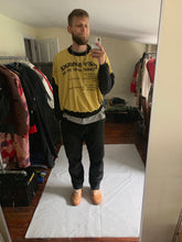 Load image into Gallery viewer, aw1987 Issey Miyake Earth Tone Nylon Circle Pattern Staff Crewneck - Size OS