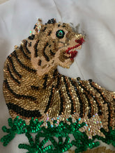 Load image into Gallery viewer, ss1998 Issey Miyake Mesh Blazer with Tiger Sequins - Size S
