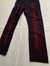 Load image into Gallery viewer, ss2008 Issey Miyake APOC Red Skeleton Leg Bone Pants - Size L