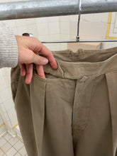 Load image into Gallery viewer, 1980s Katharine Hamnett Khaki Flap Pocket Pleated Trousers - Size M