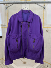 Load image into Gallery viewer, 1980s Armani Dual Zip Iridescent Flight Jacket - Size XL