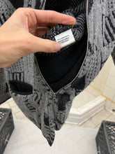 Load image into Gallery viewer, 1980s Marithe Francois Girbaud x Maillaparty Zippered Intarsia Knit Sweater - Size M