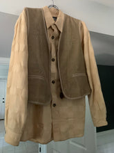 Load image into Gallery viewer, aw1993 Armani Faded Yellow Corduroy Vest - Size M