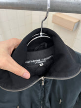 Load image into Gallery viewer, 1980s Katharine Hamnett Cropped High Neck Padded Bomber - Size S