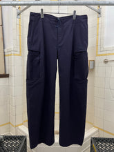 Load image into Gallery viewer, 2000s Mandarina Duck Navy 'Cocoon' Aeropants with Egg Cell Cargo Pockets - Size OS
