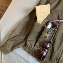 Load image into Gallery viewer, 1980s Katharine Hamnett High Neck Beige Cargo Blouson - Size L