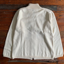 Load image into Gallery viewer, 1990s Yohji Yamamoto Intarsia Godzilla Zipper Sweater - Size M
