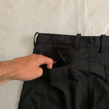 Load image into Gallery viewer, ss2007 Issey Miyake Textured Nylon Tactical Black Pants - Size L