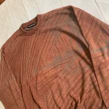 Load image into Gallery viewer, aw1992 Issey Miyake Maroon Graphic Crewneck - Size L